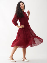 Haut tunique à col bateau en crêpe de mousseline de soie Maroon Oak avec veste